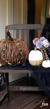 落ち着いたハロウィンの飾り