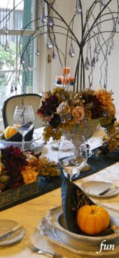 ハロウィンのテーブル