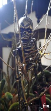 不気味なガイコツ