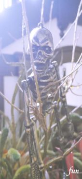 不気味なガイコツ