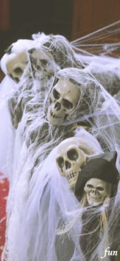 ドクロがたくさん