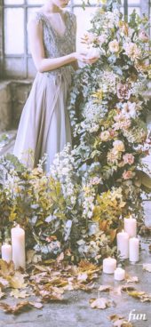 秋のイメージのフラワーアレンジ