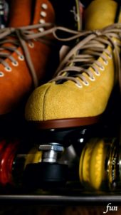 レトロなローラースケート