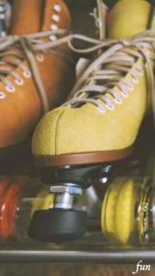 レトロなローラースケート