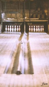 レトロなボーリング場