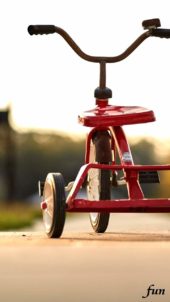 レトロな三輪車