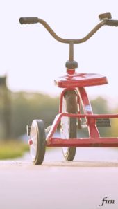 レトロな三輪車