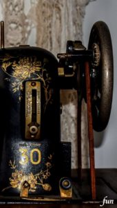 レトロなミシン