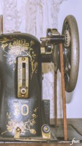 レトロなミシン