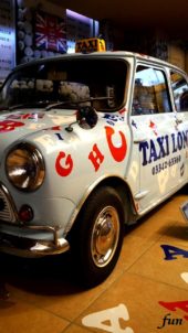 レトロなタクシー