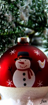 雪だるまのツリー飾り