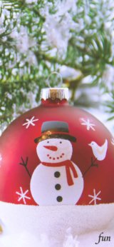 雪だるまのツリー飾り