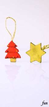 シンプルなツリー飾り