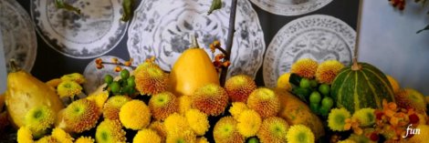 秋のディスプレイ