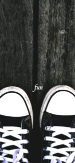 黒のスニーカー