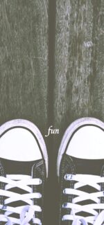 黒のスニーカー