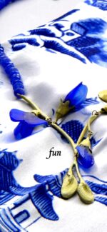 ブルーのアクセサリー