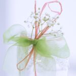 リボンとかすみ草