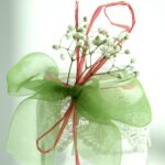 リボンとかすみ草