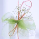 リボンとかすみ草