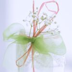 リボンとかすみ草