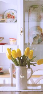 黄色のチューリップ