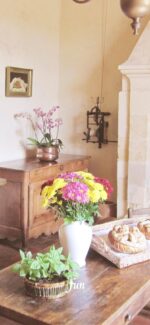 ダイニングの花