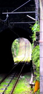 登山鉄道の線路
