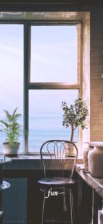 海が見える窓