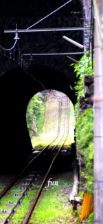 登山鉄道の線路