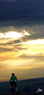 サンセットと自転車