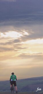 サンセットと自転車