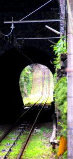 登山鉄道の線路