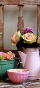 パステルピンクのバラ