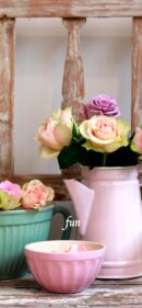 パステルピンクのバラ