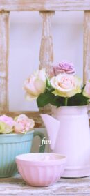 パステルピンクのバラ