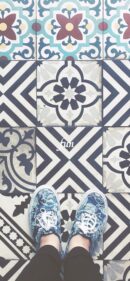 綺麗な柄のタイル