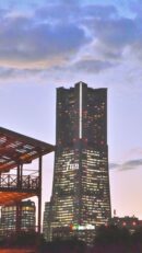 ランドマークと赤レンガ倉庫